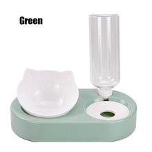 Load image into Gallery viewer, Pet Double Bowls ,Water Feeder With Auto Water Dispenser