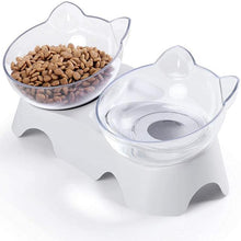 Load image into Gallery viewer, Pet Double Bowls ,Water Feeder With Auto Water Dispenser