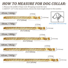 Load image into Gallery viewer, Personalized Pet Chain Dog Collar