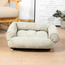 Load image into Gallery viewer, Solid Color Dog Bed Deerskin Fleece