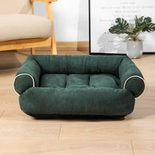 Load image into Gallery viewer, Solid Color Dog Bed Deerskin Fleece