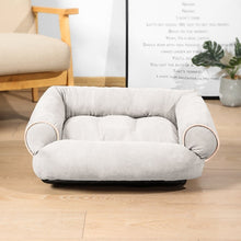 Load image into Gallery viewer, Solid Color Dog Bed Deerskin Fleece