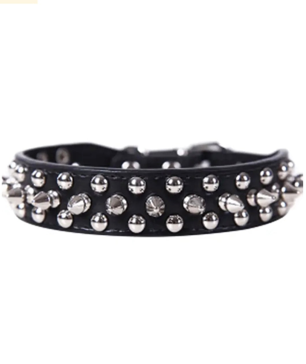 Leather Spiked Dog Collar