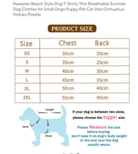 Load image into Gallery viewer, Hawaii Beach Style Pet Shirts
