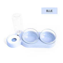 Load image into Gallery viewer, Pet Double Bowls ,Water Feeder With Auto Water Dispenser
