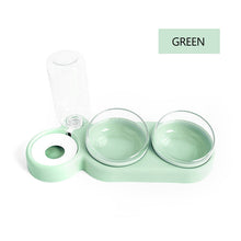 Load image into Gallery viewer, Pet Double Bowls ,Water Feeder With Auto Water Dispenser
