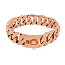 Load image into Gallery viewer, Metal Dog Cuban Chain Strong Stainless Steel Collar
