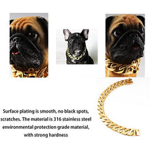 Load image into Gallery viewer, Metal Dog Cuban Chain Strong Stainless Steel Collar
