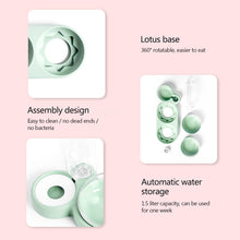 Load image into Gallery viewer, Pet Double Bowls ,Water Feeder With Auto Water Dispenser
